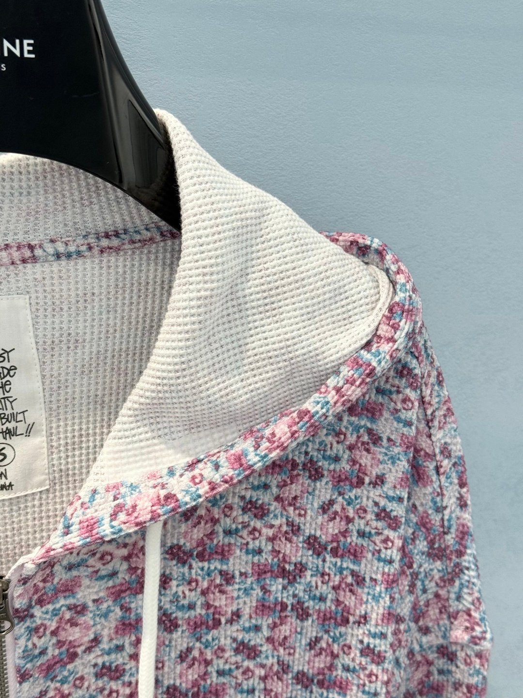 [STUSSY] 스투시 플라워 와플 후드 집업