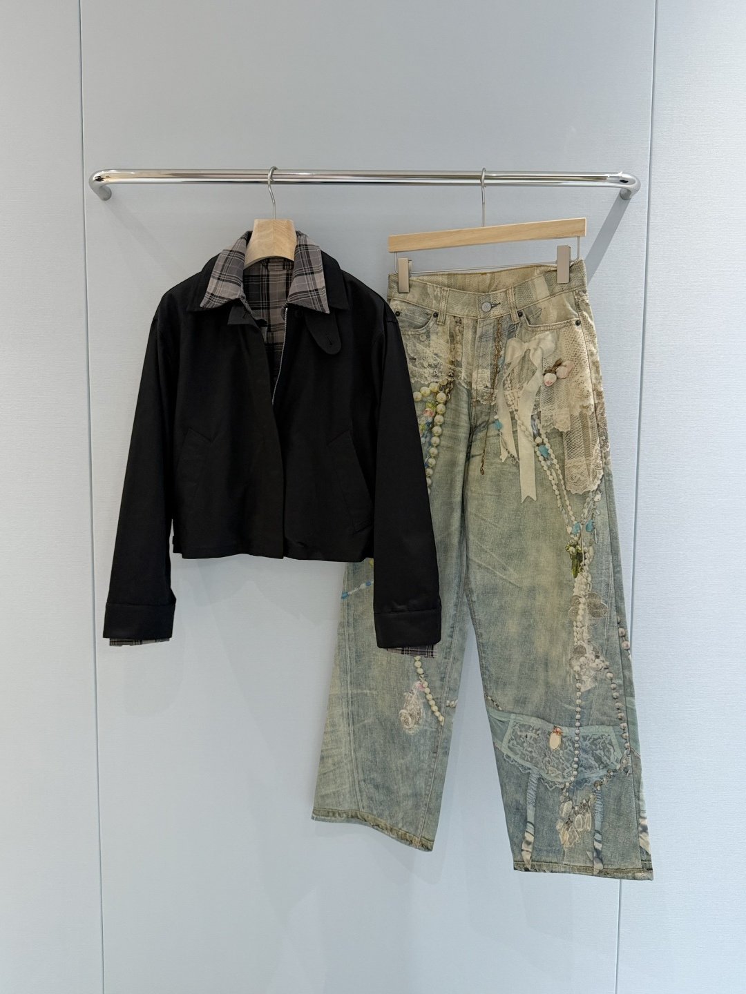 [ACNE STUDIOS] 아크네 스튜디오 빈티지 데코 데님 팬츠