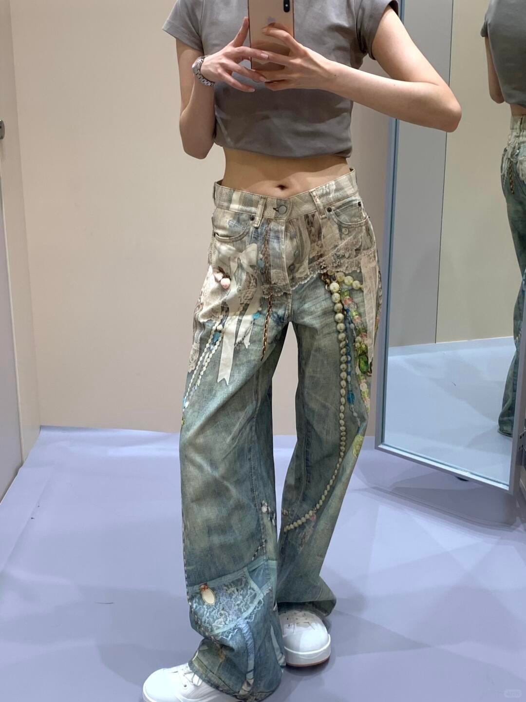 [ACNE STUDIOS] 아크네 스튜디오 빈티지 데코 데님 팬츠