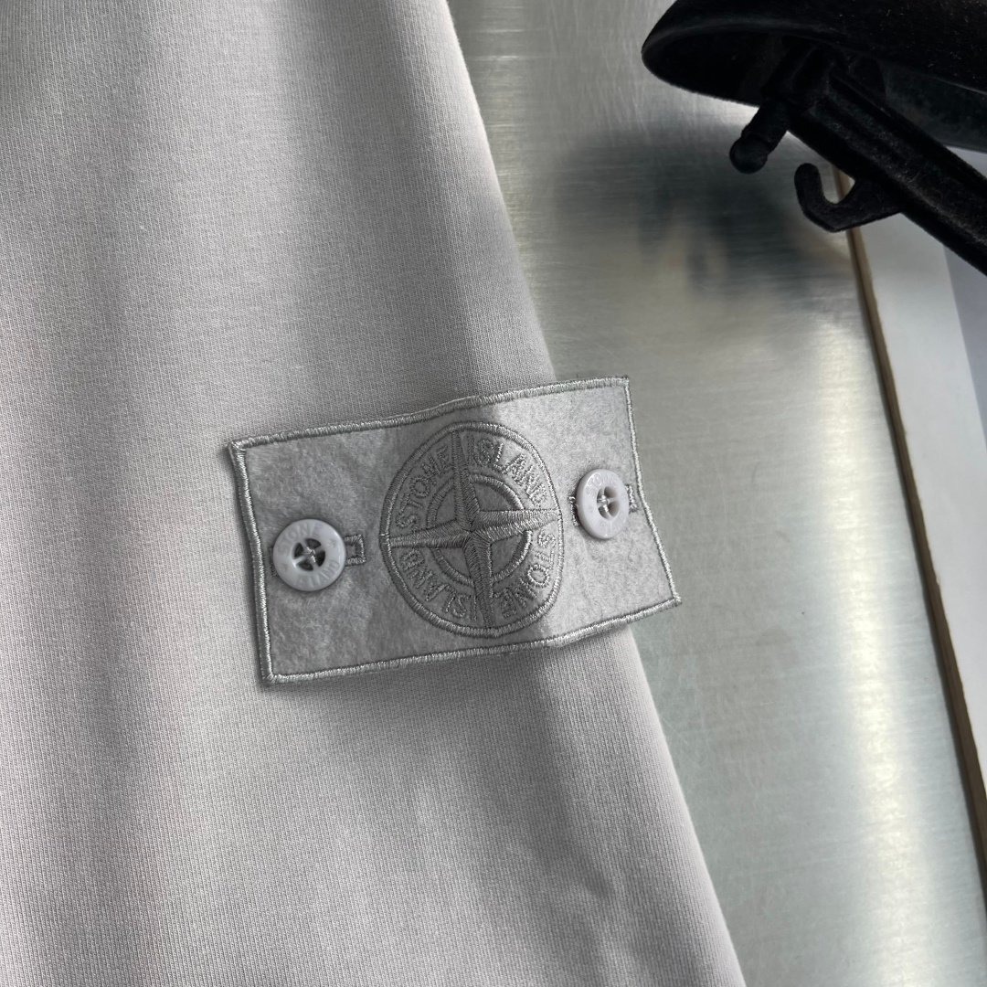 [STONE ISLAND] 스톤아일랜드 고스트 시리즈 스탠드 칼라 집업 자켓