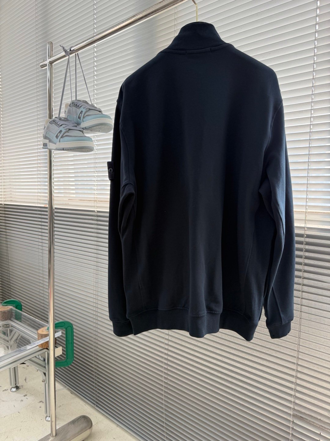 [STONE ISLAND] 스톤아일랜드 고스트 시리즈 스탠드 칼라 집업 자켓