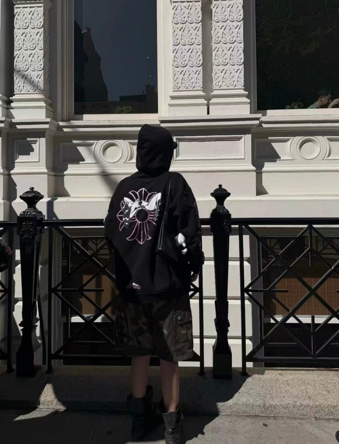 [CHROME HEARTS] 크롬하츠 퍼플 그래픽 풀집 후드 집업