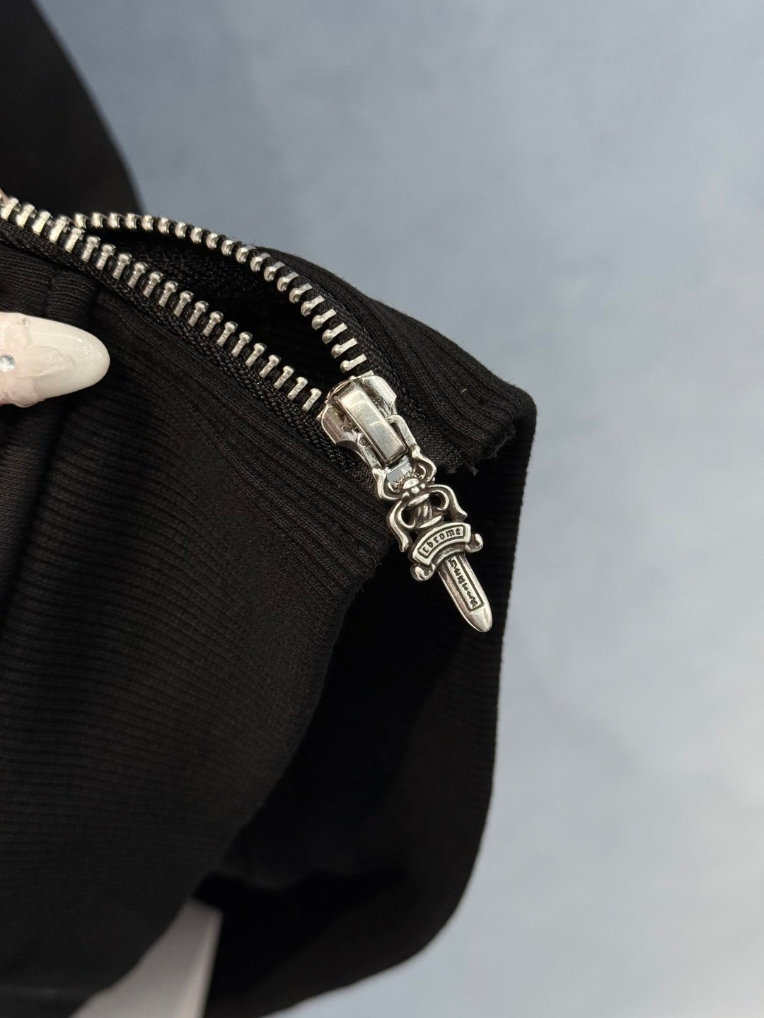 [CHROME HEARTS] 크롬하츠 퍼플 그래픽 풀집 후드 집업