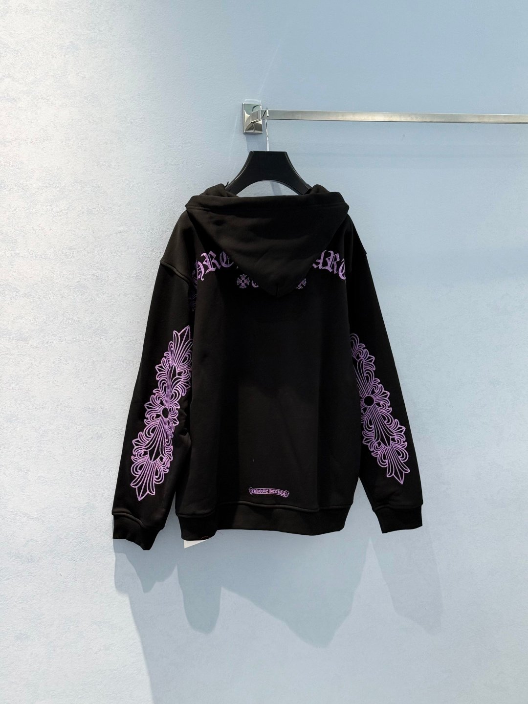 [CHROME HEARTS] 크롬하츠 퍼플 그래픽 풀집 후드 집업