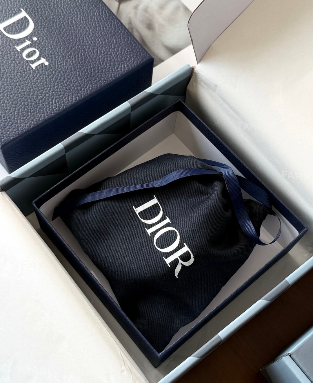 [DIOR] 디올 CD Icon 스트라이프 캔버스 벨트