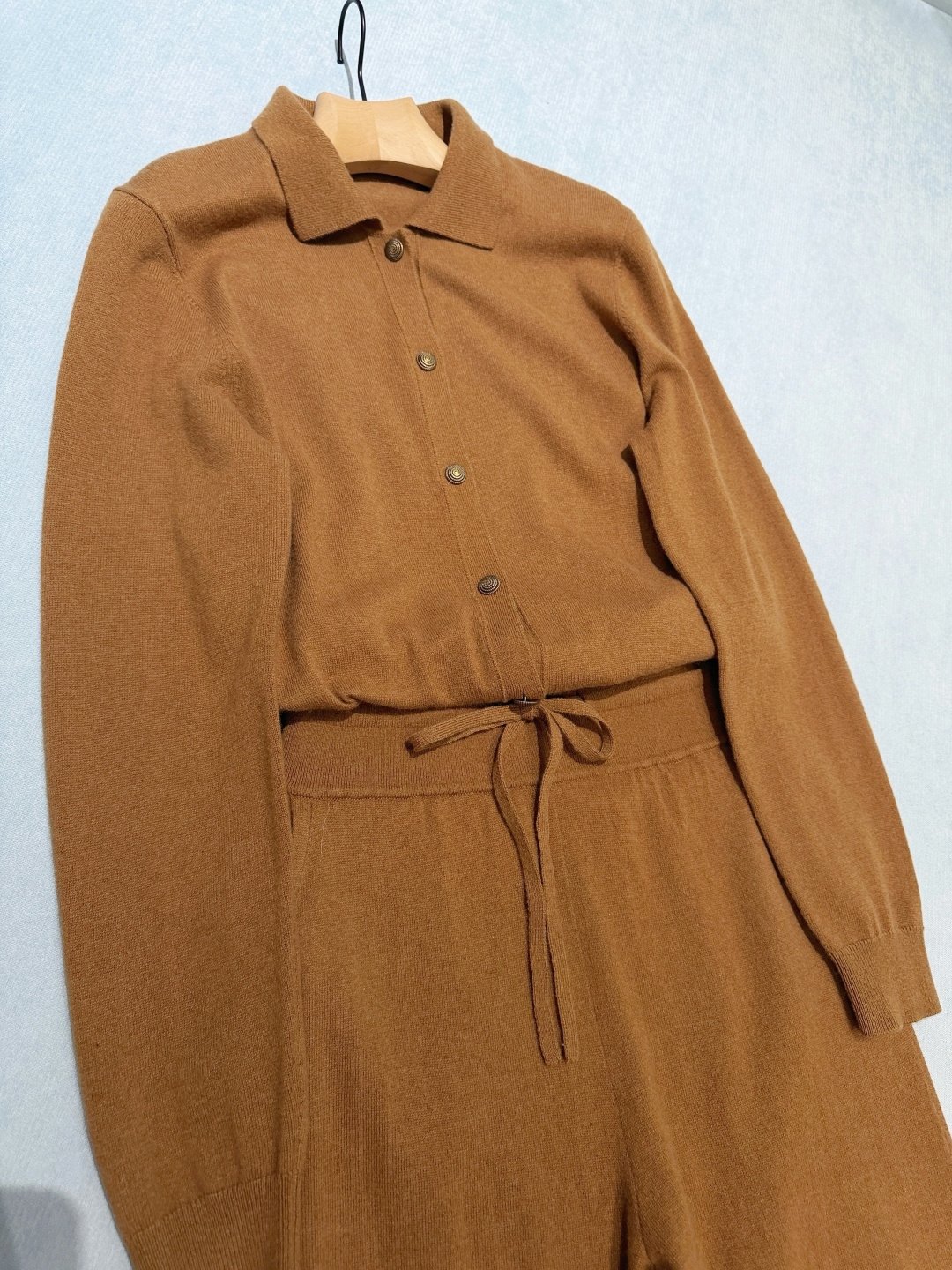 [LORO PIANA] 로로피아나 니트 점프수트