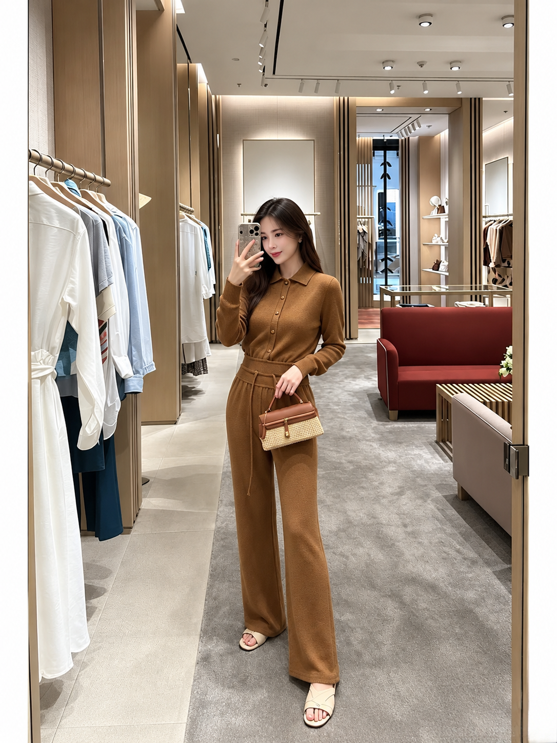 [LORO PIANA] 로로피아나 니트 점프수트