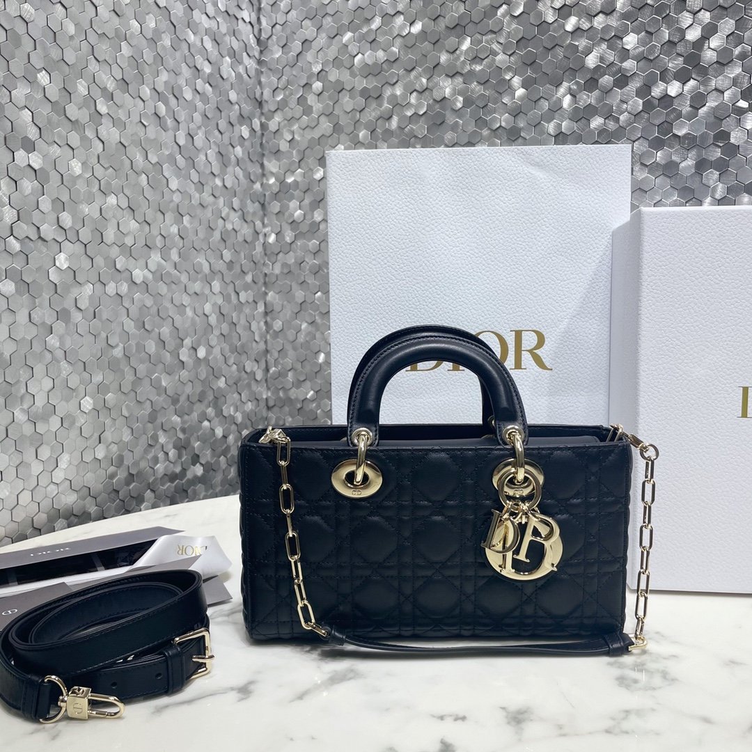 [DIOR] 디올 Lady D-Joy 까나쥬 램스킨 백