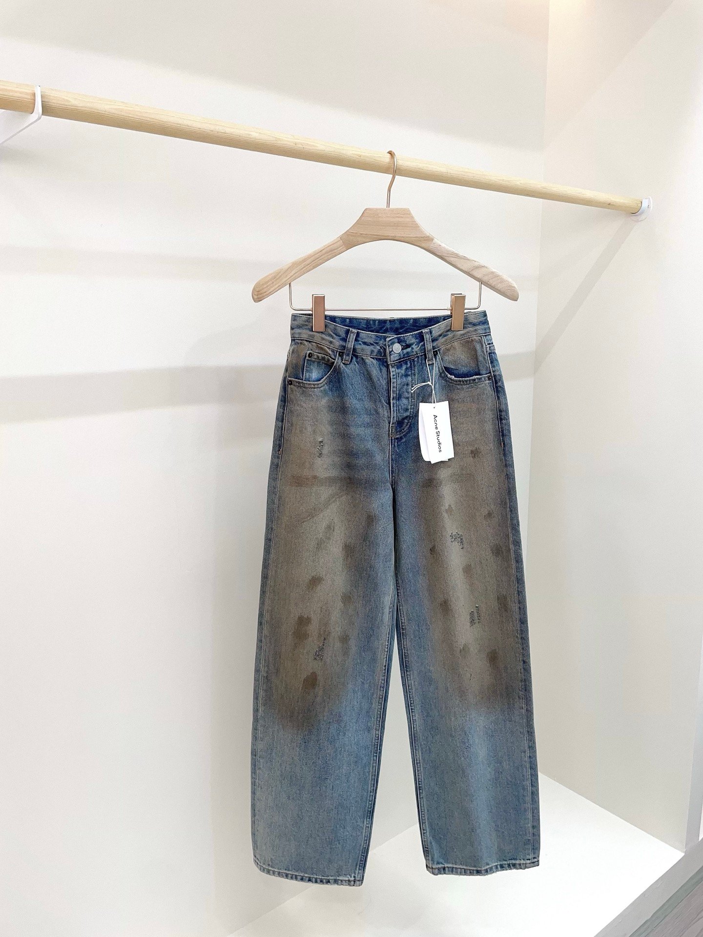 [ACNE STUDIOS] 아크네 스튜디오 워시드 와이드 데님 팬츠