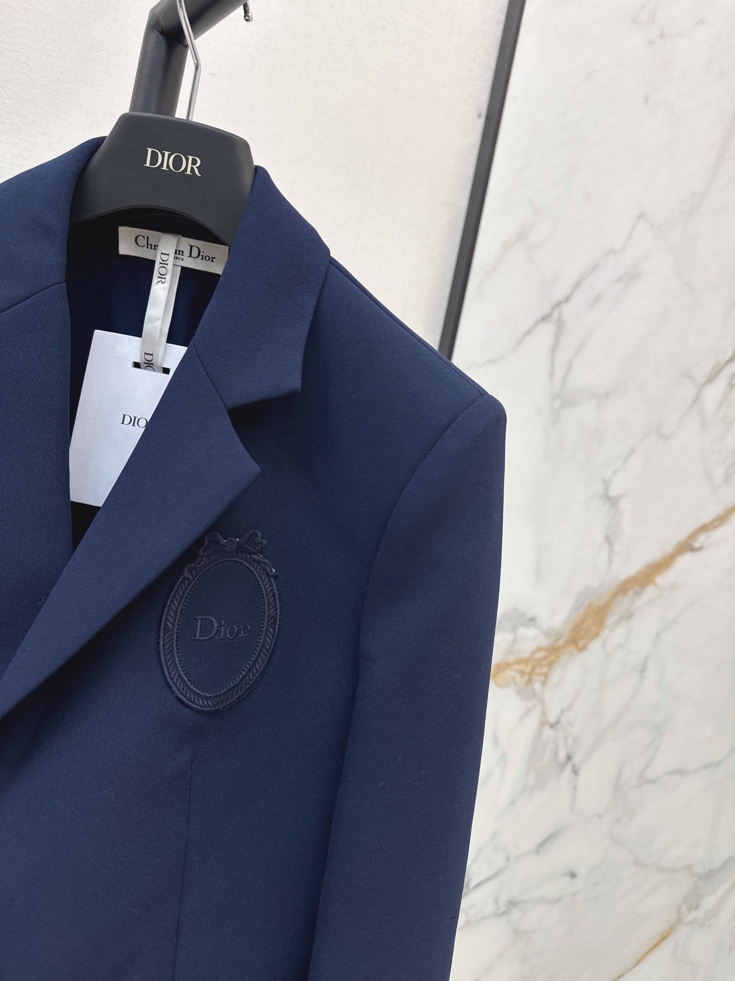 [DIOR] 디올 로고 패치 싱글 블레이저