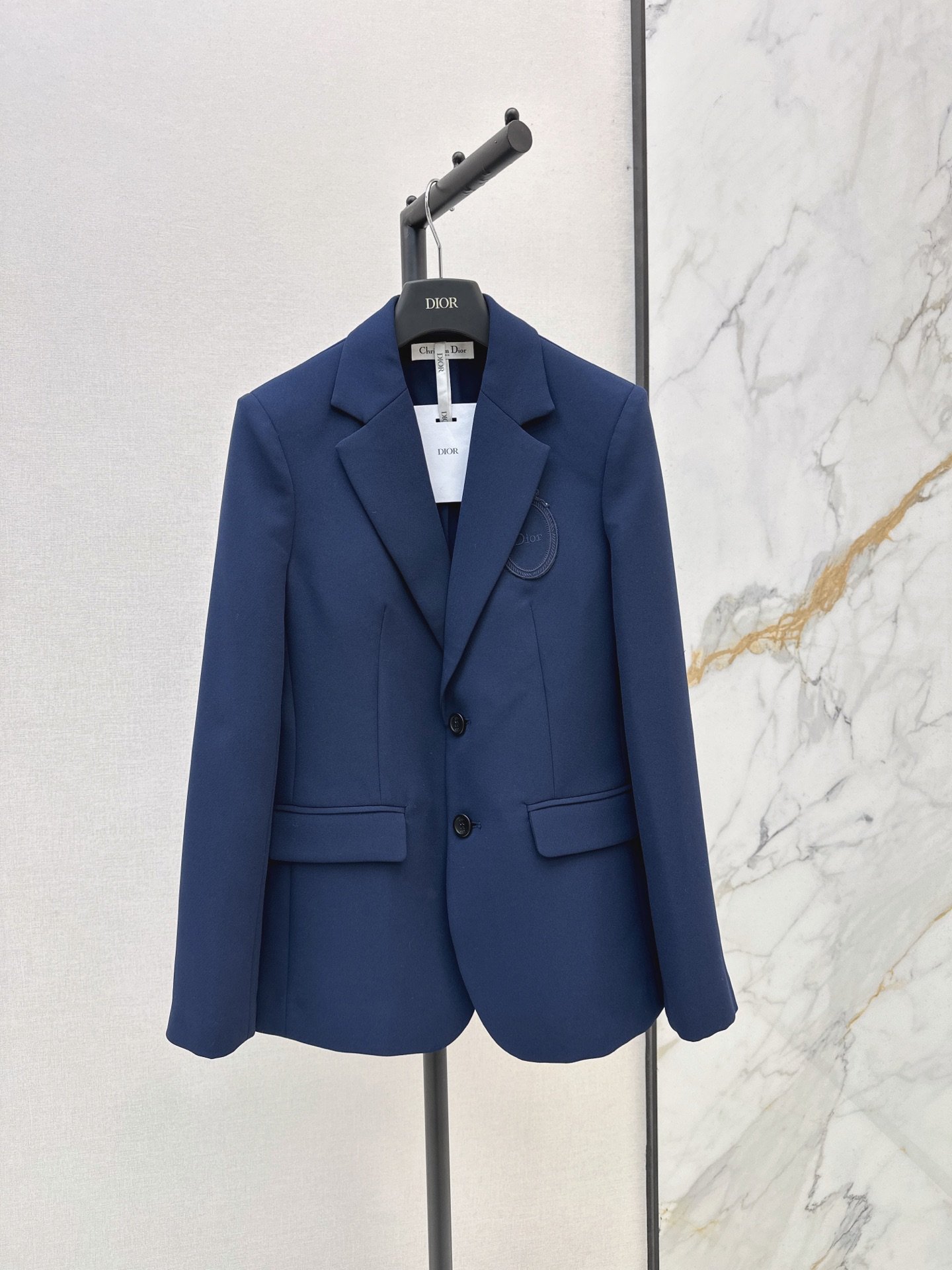 [DIOR] 디올 로고 패치 싱글 블레이저